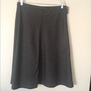 Wool a line skirt